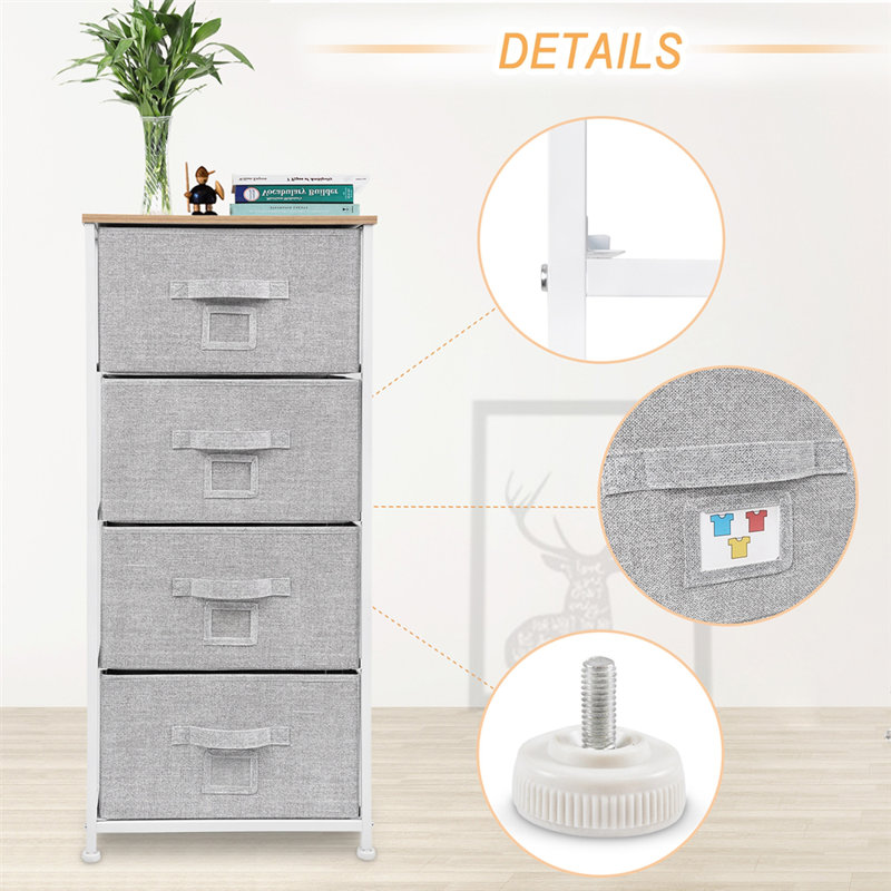 Luzerne 4 Drawer Storage Drawer