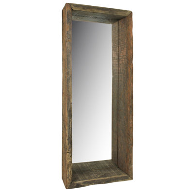 Miroir suspendu naturel pleine grandeur