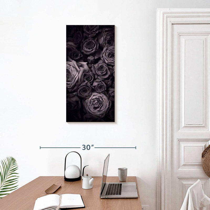 Withering Roses, 30" H x 15" W