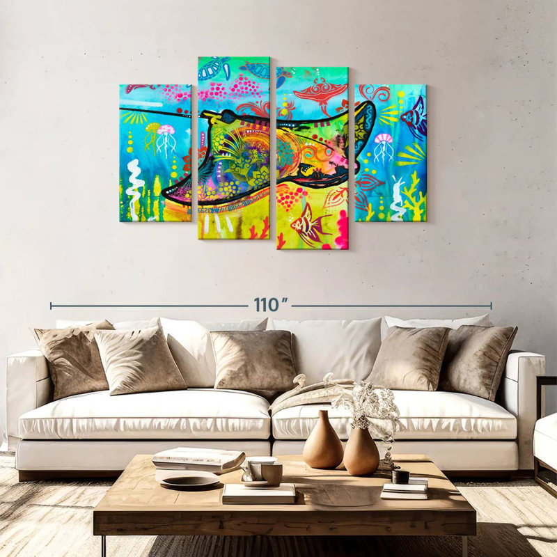 Brampt Sting Ray, 48" H x 75" W