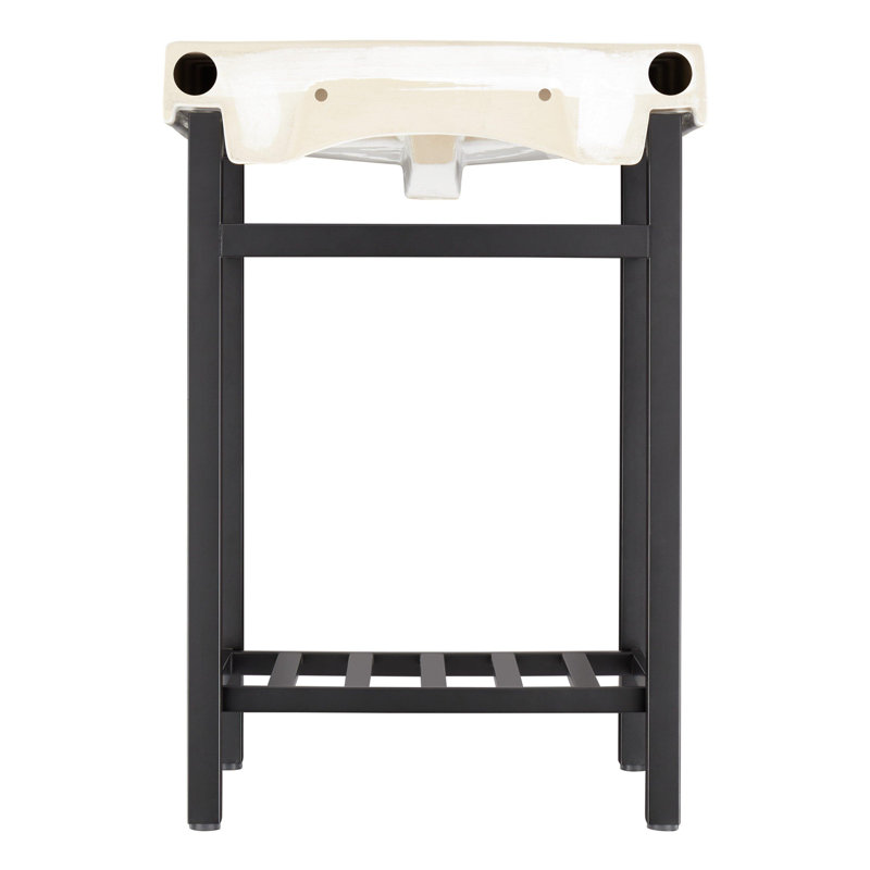 24" Halyard Console Sink With Modern Top