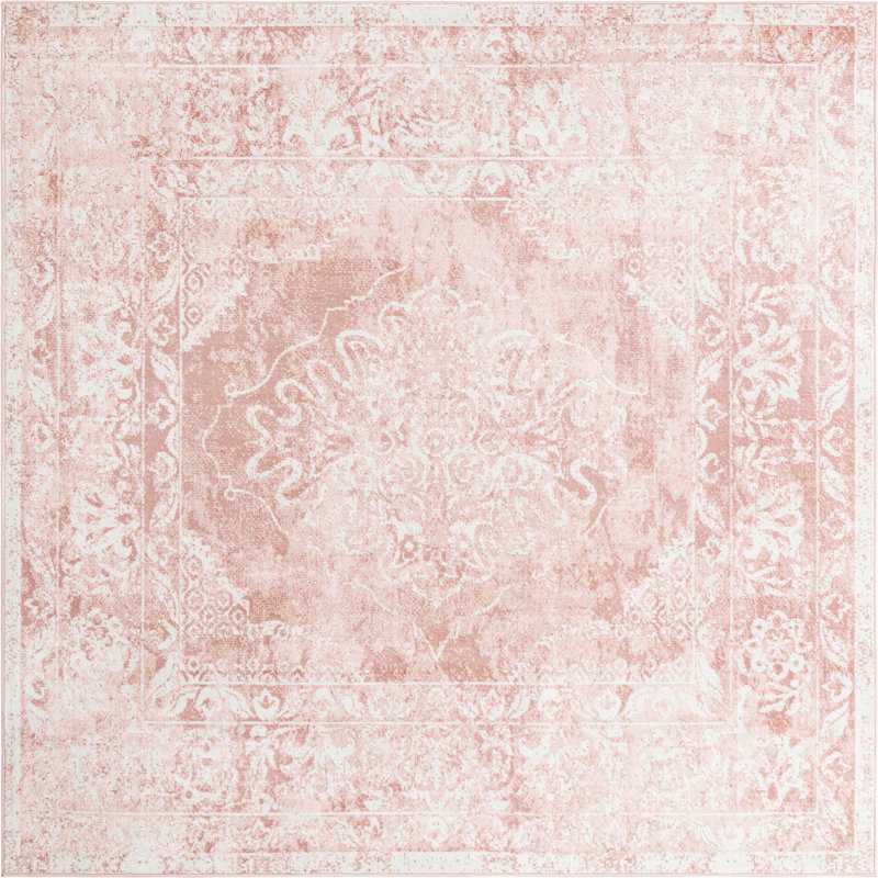 Ostby Abstract Indoor Rug, Square 7'10"