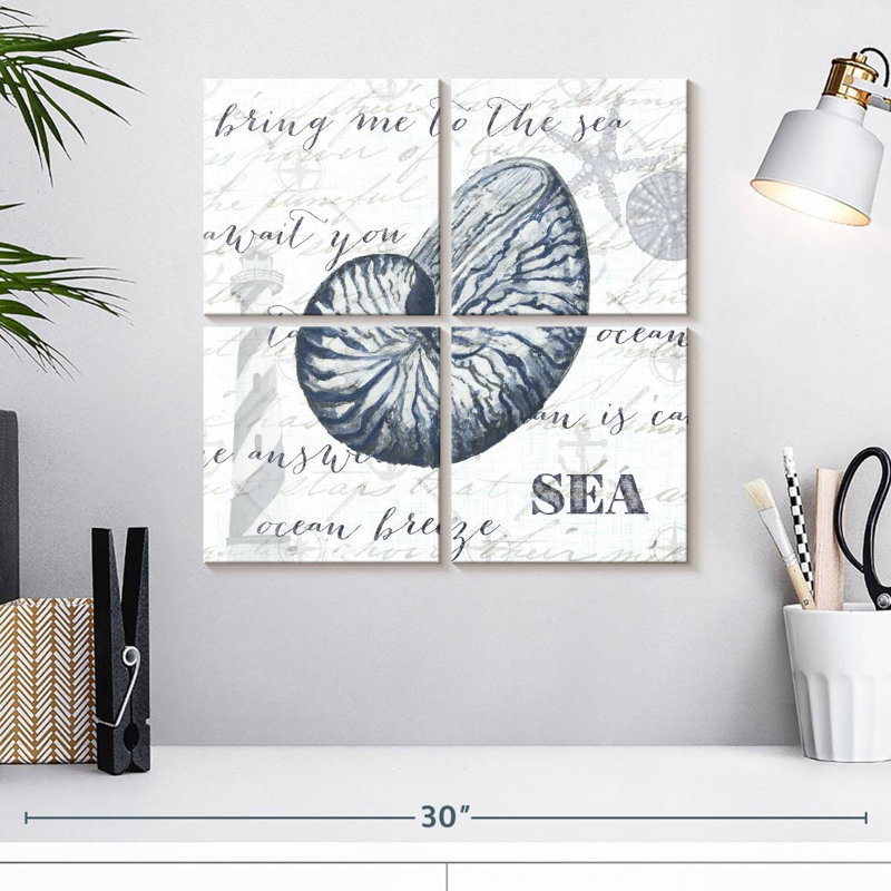 Brampt Indigo Shell II, 18" H x 18" W