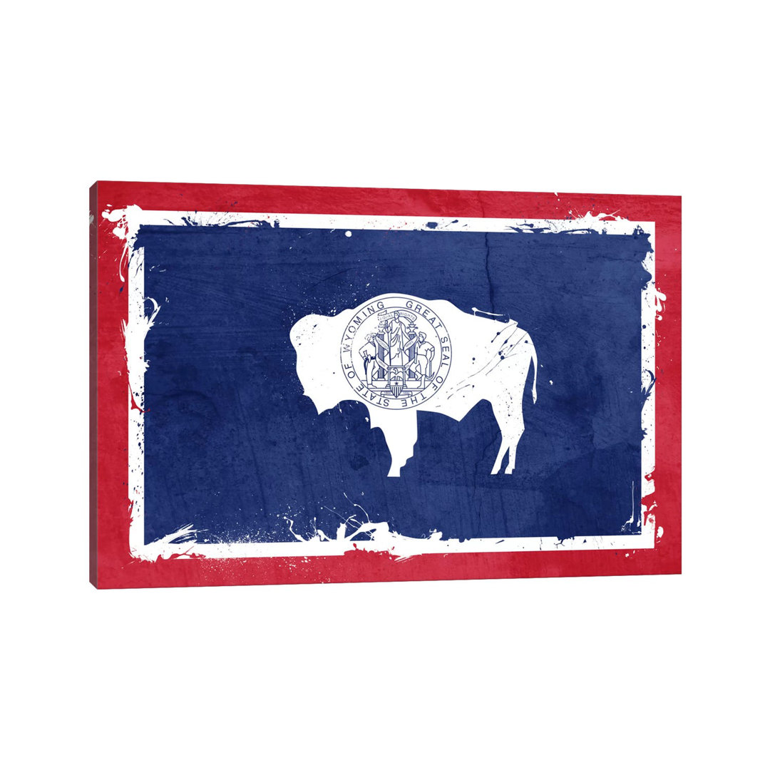 Wyoming Fresh Paint State Flag