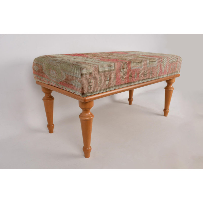 Banc de repose-pieds, banc de bureau, banc de repose-pieds, banc rembourré, banc de tapis turc, banc Kilim, banc de décoration intérieure, banc fabriqué à la main, banc de meuble-lavabo