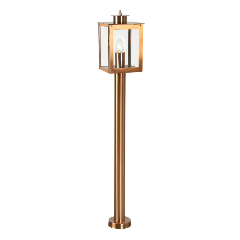 Bowles Transparent Lamp Post (Full), Copper