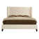 Maxime Upholstered Wingback Bed