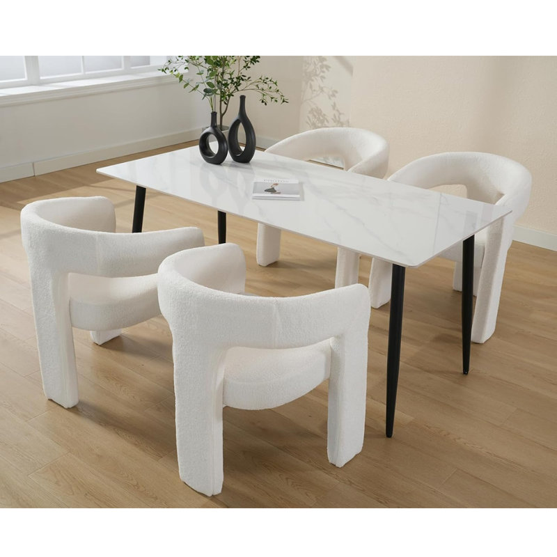 47cm H Accent, White