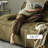 Green 100% Polyester Modular Sofa cushion Loveseat