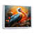 White Floater Framed selected