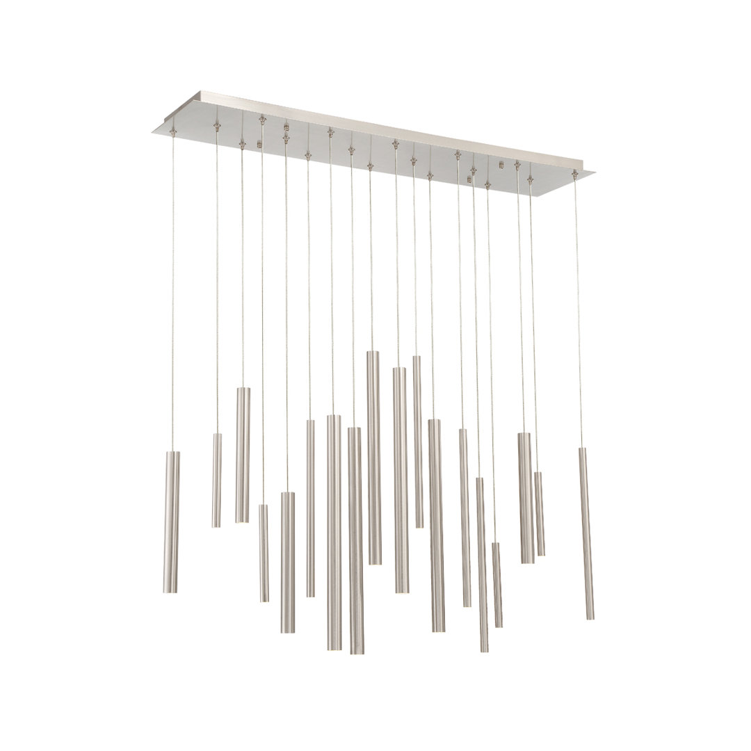 Santana 18-Light LED Cluster Cylinder Pendant Eurofase Shade