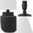 Elinore 24.5" Minimalist Scandinavian Resin/Iron Ginger Jar LED Table Lamp-1301809030
