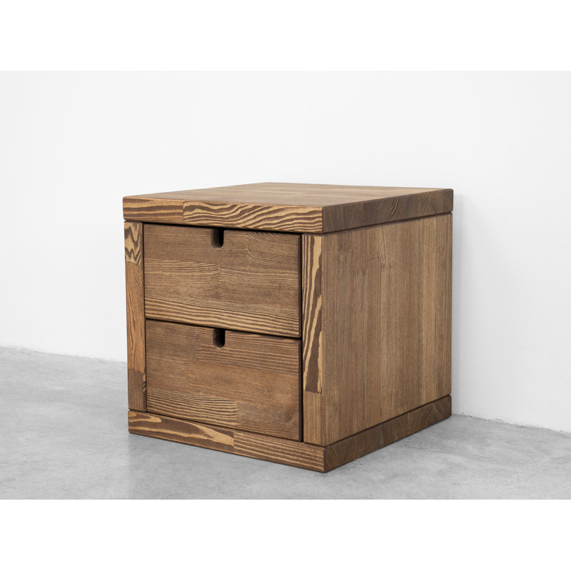 Caelo 40cm W Solid Wood Bedside Table