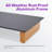43.3'' Powder Coated Aluminum Outdoor Coffee Table