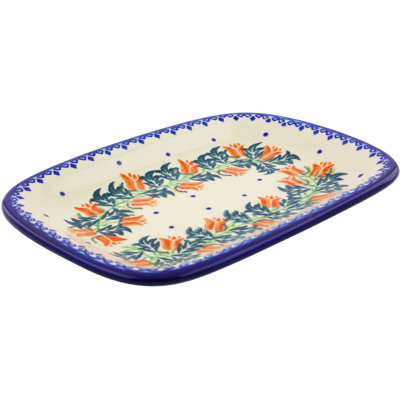 Polmedia California Poppies Platter