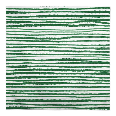 Square Striped Polyester Tablecloth