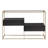 Phelim 45.9'' Glass Top Console Table
