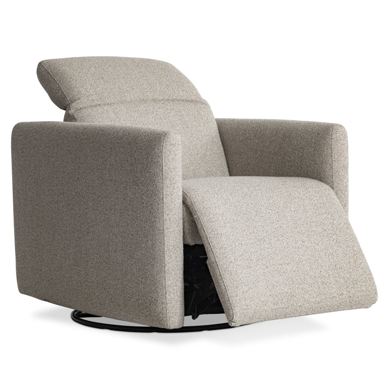 Bernhardt Livvy Fabric Power Motion Swivel Chair, Fabric