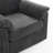 33" Swivel Barrel Chair, Upholstered Armchair With Side Pockets-1234609301