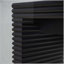 Console moderne noire avec pieds côtelés