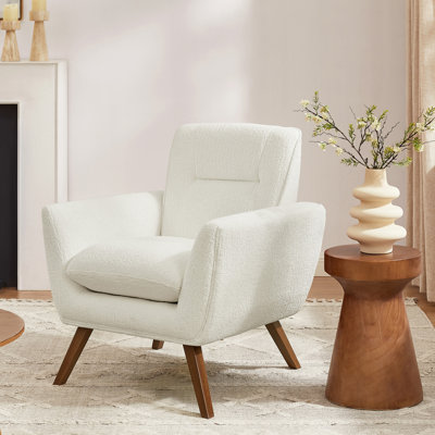Robertia 32.68" W Upholstered Tufted Armchair 