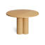 4 Quarter Round Solid Wood Dining Table-1356538240-1356538494