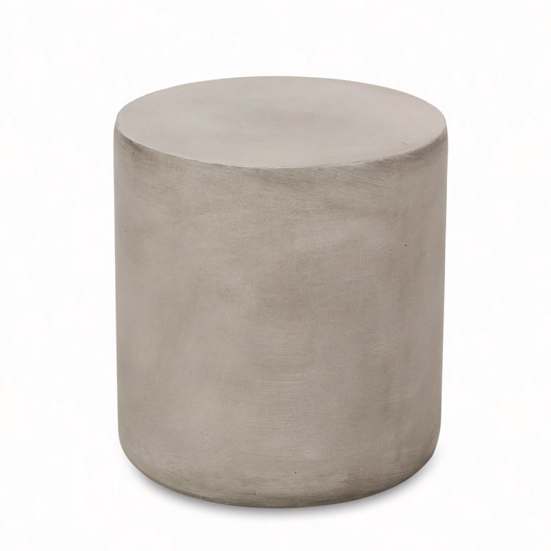Outdoor Lightweight Concrete Side Table