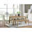  Holmes Rectangular Dining Table in Brown