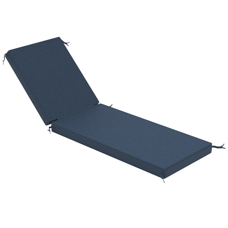 Sunbrella® Outdoor Chaise Cushion, 23" x 75", Spectrum Indigo Sunbrella®