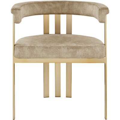 Fauteuil en velours Marcello