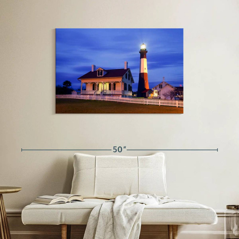 Phare Aletra Tybee Island, H 26 po x l 39 po