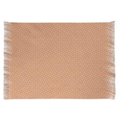 Tapis de zone orange à treillis hexagonal classic Mcguigan