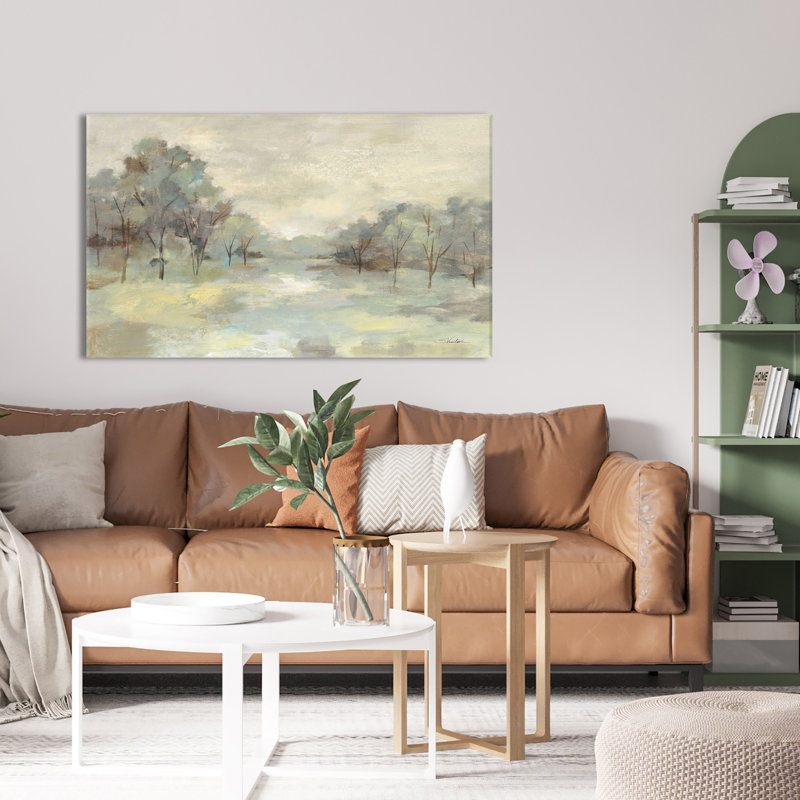 Paysage scénique - Peinture, L 30 po x H 18 po, Toile tendue