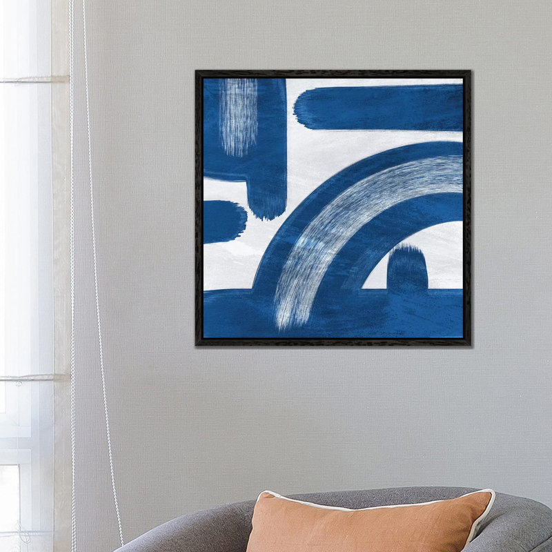 Classic Statements I 1 Piece Painting on Canvas, 66.04cm H x 66.04cm W x 3.81cm D, Black Framed