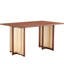 Bureau de salle à manger en bois chinois rétro, couleur noyer pour la pièce, table de bureau en bois massif, bureau à la maison rétro, salon-442642242-442642244