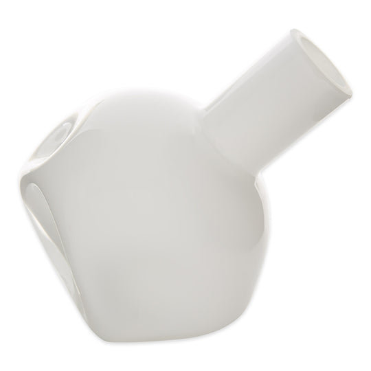 Vase blanc abstrait, Blanc