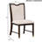 Transitional Style 2Pc Side Armless Chair