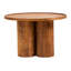 Solid Wood Pedestal Coffee Table-140569559