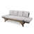 Coussin gris clair / structure grise est en rupture de stock