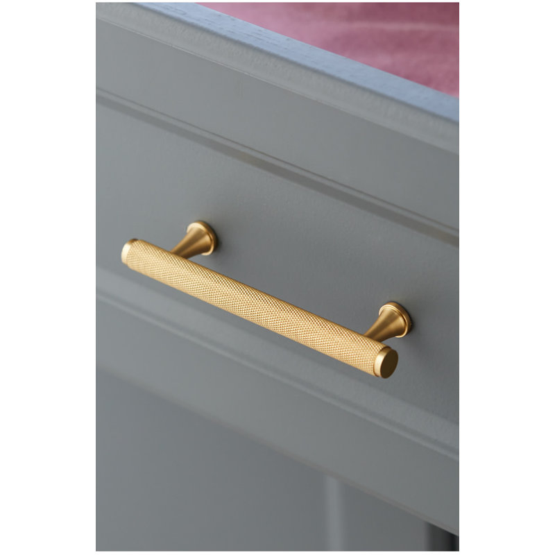3 3/4" Center to Center Bar Pull, Gold, 3 3/4"