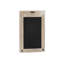 Acelynn Wood Flat Wall Mirror