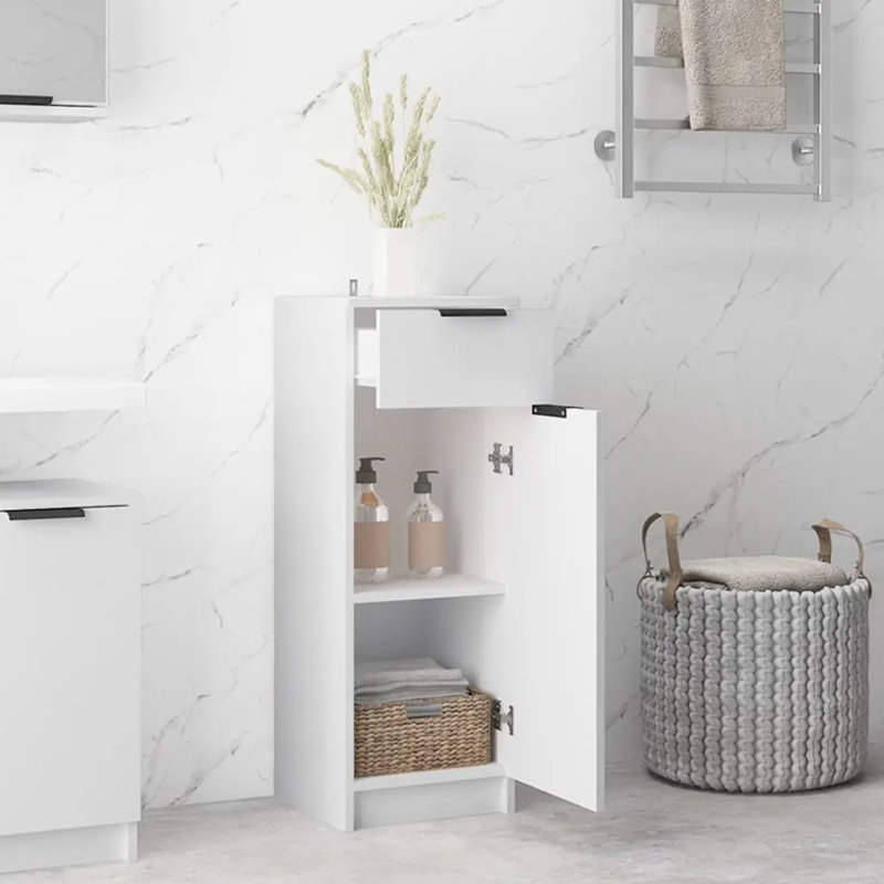 Jihyun Bathroom Storage, White