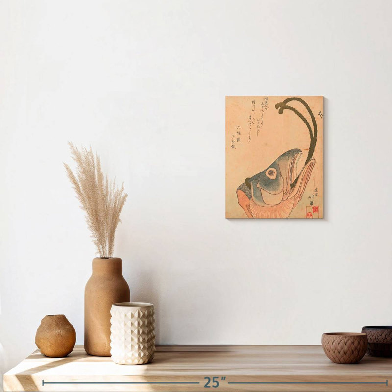 Tête de saumon, 10" H x 8" W