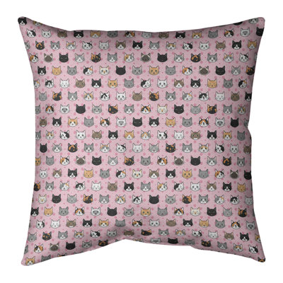 Coussin décoratif à chat katelyn elizabeth kitty