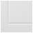 Ovalo Soft White Laminated Traditional Interior Door Slab Only-104904257