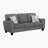 Ochee 85" Modern & Contemporary Chenille Sofa with Reversible Back Cushions & Included Décor Pillows-978424323