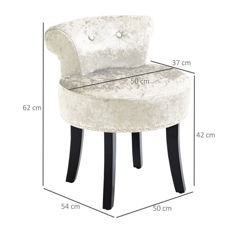 Wampsville Solid Wood Accent Stool