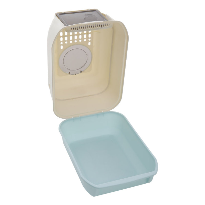 Plastic Litter Box, Blue