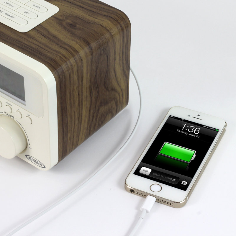 Modern & Contemporary Electric Tabletop Clock with Alarm