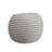 Ahlers Modern Coastal Striped Handmade Jute Round Ottoman Pouf-1728923090